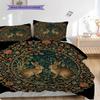 Medieval William Morris Rabbit Design bedding, duvet cover, pillowcase, home decoration, birthday gift (1 * duvet cover+2 * pillowcase, coreless)