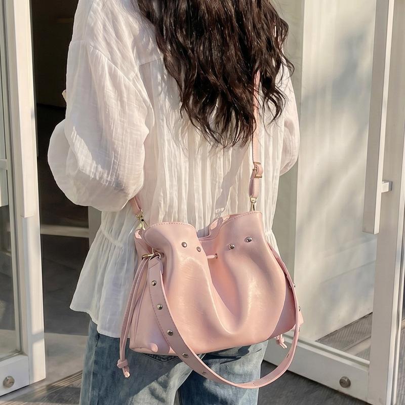 Bolt Small Bag, Water Bucket Bag, Simple Commuter Single Shoulder Crossbody Bag