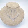 Exquisite Rhinestone Wedding & Evening Jewelry Set: Versatile Necklace & Earring Accessories for Brides