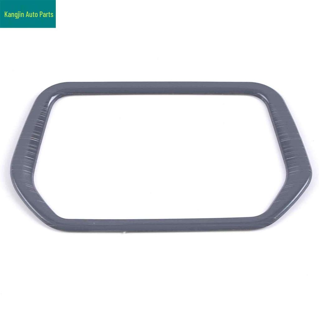 Volkswagen 2021 ID.4 X Black Titanium Steel Front Panel Vent & Headlight Control Trim.