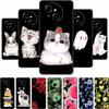 Funda For Tecno Spark 40C Case Spark40C Cartoon Cat Black TPU Silicone Soft Phone Case For Tecno Spark 40C 40 C Back Cover Case