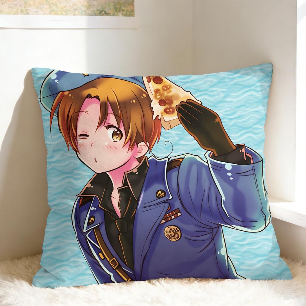 Aph Hetalia Anime Pillow Cover Soft Cushion Cover Kawaii Pillow Case For Sofa Car Home Decor