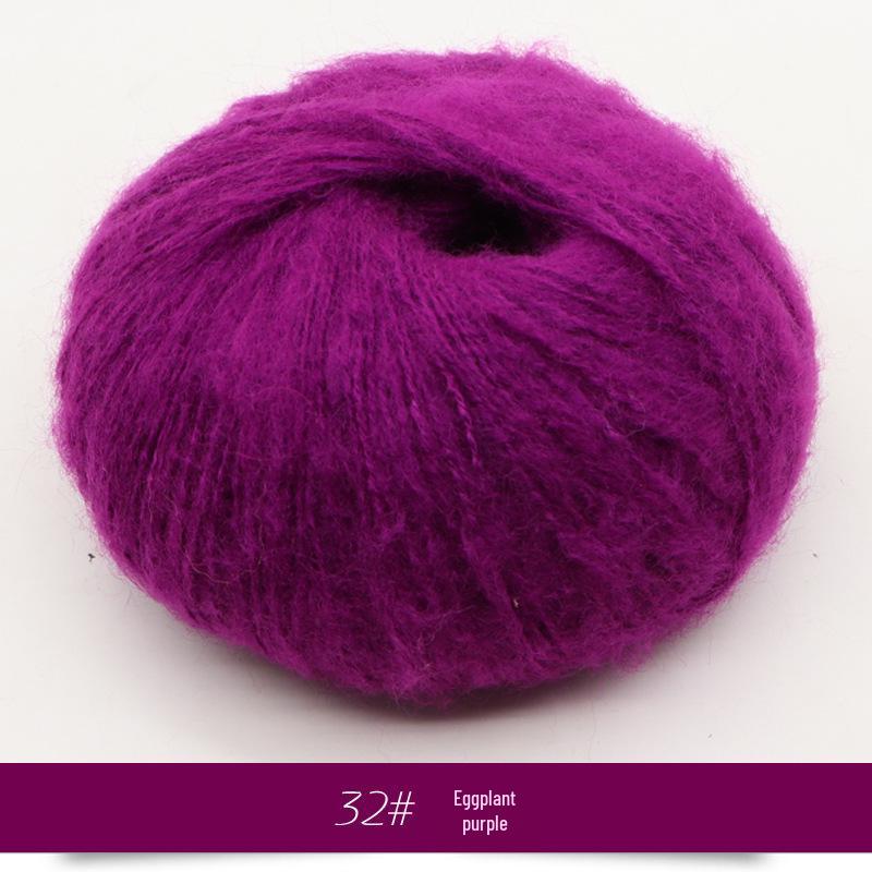 Mohair Baby Sweater, Scarf, Shawl, Matching Set - Fine Wool Crochet Kit