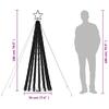 LED Christmas Tree 275 Multicolor LEDs 180 cm