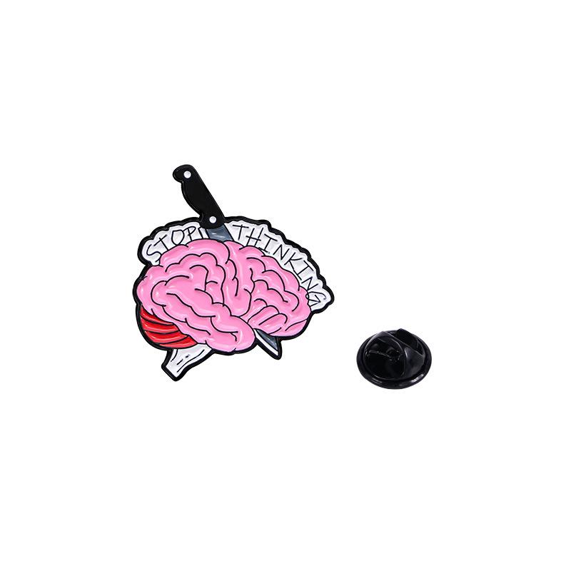 Medizinische Organ Emaille Pins Lunge Herz Gehirn Darm Brust Menschliche Meridiane Reversabzeichen Rucksack Schmuck Geschenke Für Mediziner Freunde