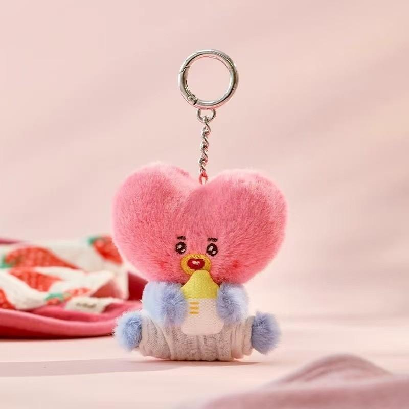 New Bonrn Series Lion Plush Keychain For Kids Collectors Gift
