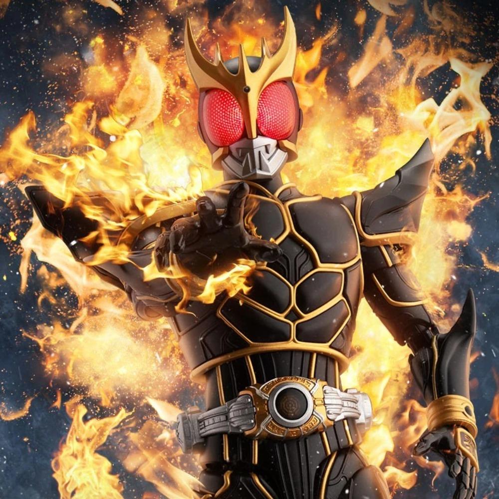 Bloks Kamen Rider Action Figures Toy Kuuga Shin Kamen Rider Classic Collection Version Motorcycle Assembly Model Kit Gifts