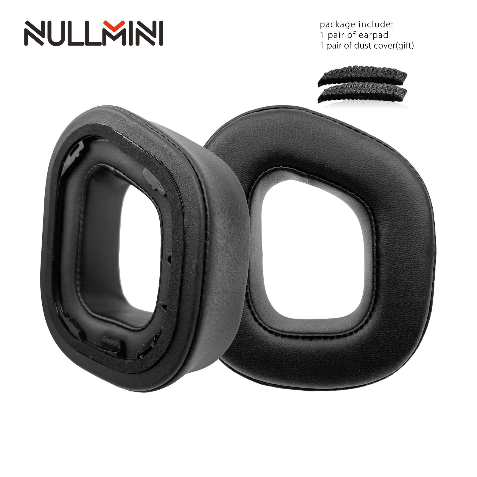 

Замінні амбушюри NullMini для гарнітури Corsair HS80 RGB Навушники Шкіряний рукав Сітка Подушка для навушників Навушники-амбушури