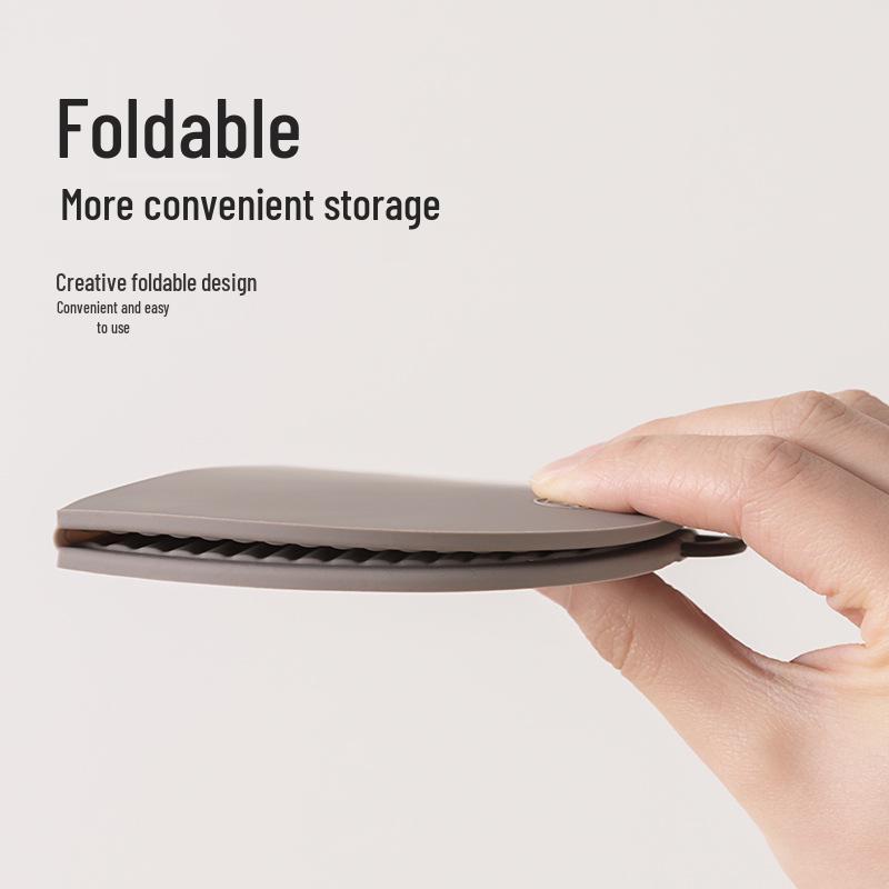 Silicone Heat-Resistant Foldable Pot Mat & Anti-Scald Coaster