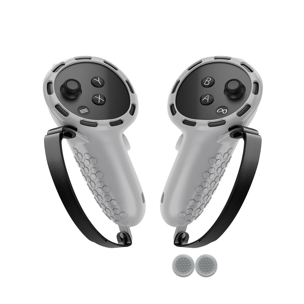 Silicone Protective Cover with Rocker Caps for Meta Quest 3/3s Controller