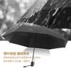 Women's Dual-Use Folding Umbrella: Automatic Sun & Rain Protection with Black UV Block.