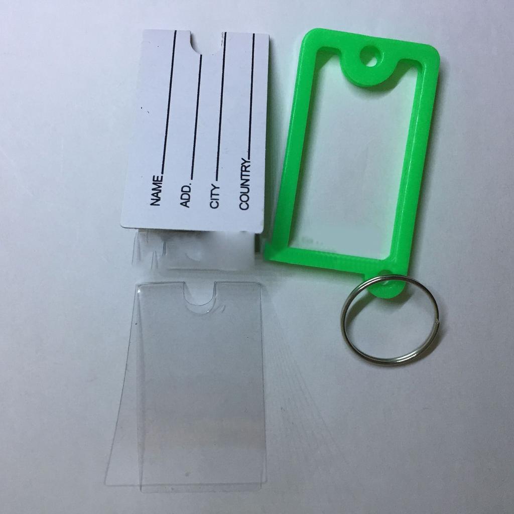 72PCS Keys Identifier Easy To Record and Identify Colorful PP Key Label for Office School Home