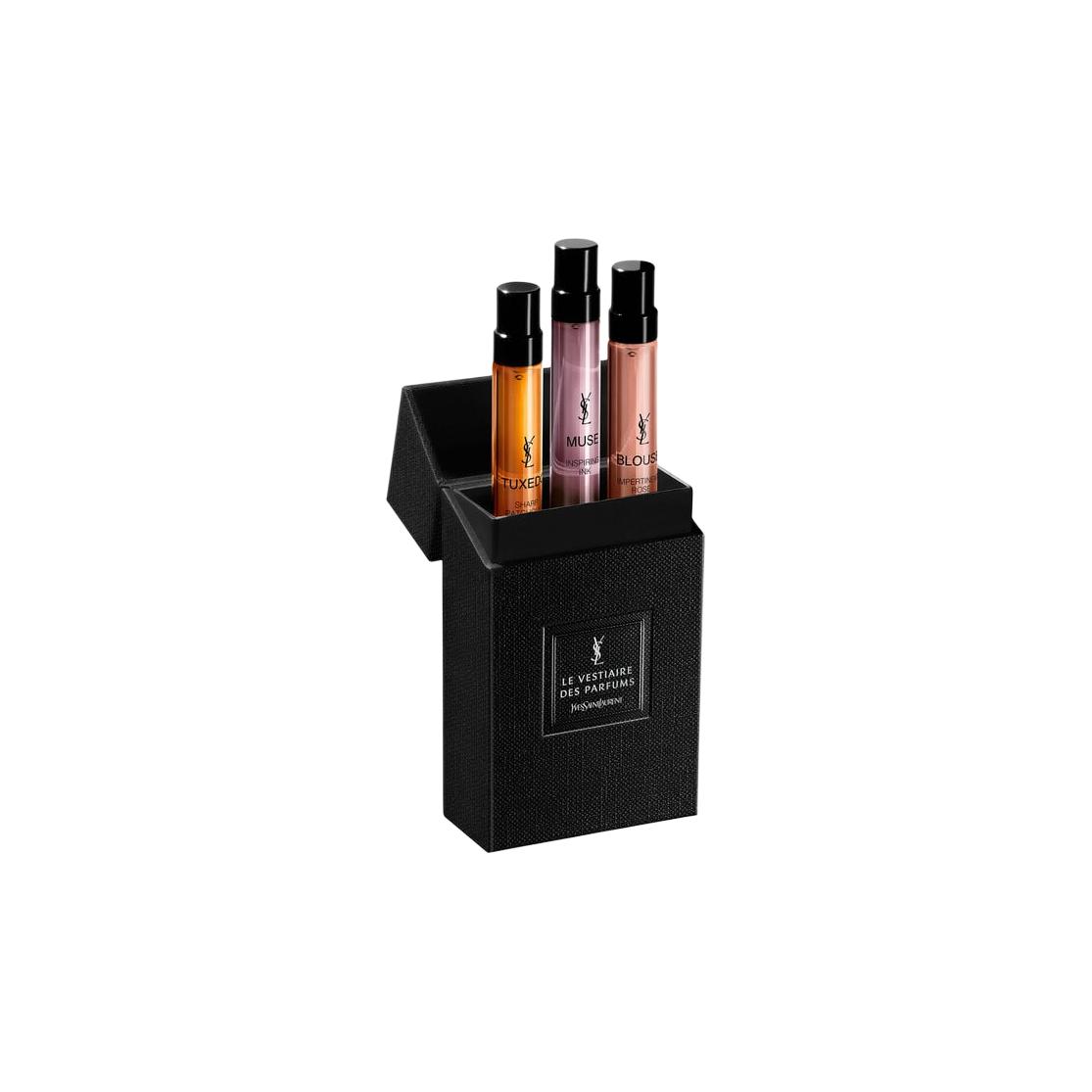 SAINT LAURENT Набор пробников парфюма, Коллекция Премиум Элегантность, Комплект из трех предметов: Рубашка Muse и Фрак, 10 мл, Нежный