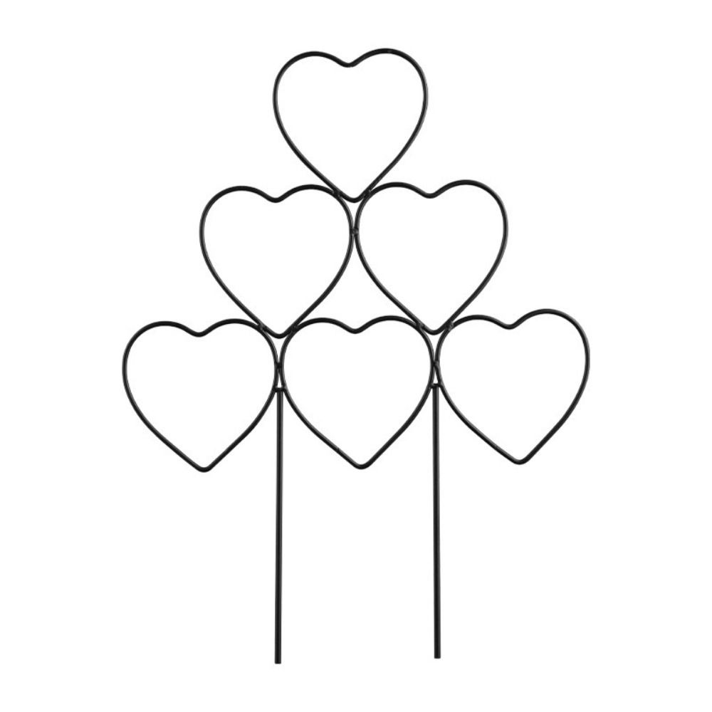 

Подставка для растений в форме сердца, железная решетка 14,6 дюйма для вьющихся растений, универсальный держатель для плюща для комнатных растений и цветов бежевый