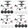Haltbarkeit Skateboard Hardware-Bündel Skateboard Brückenhalterungen Achsen Hochleistungs Skateboard Zubehör