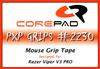 Corepad PXP Grips Razer Viper V3 Pro Grip Tape, 1 Set, Soft Polymer Rubber (Red)