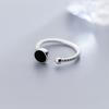New in 925 Silver Drip Glue Round Rings For Women Vintage Luxury Jewelry Accessories Jewellery Money 925