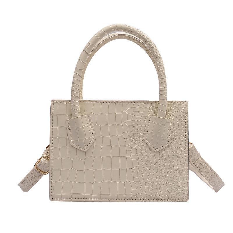 IELGY Color contrast small square bag women s hand-held one shoulder diagonal bag wholesale