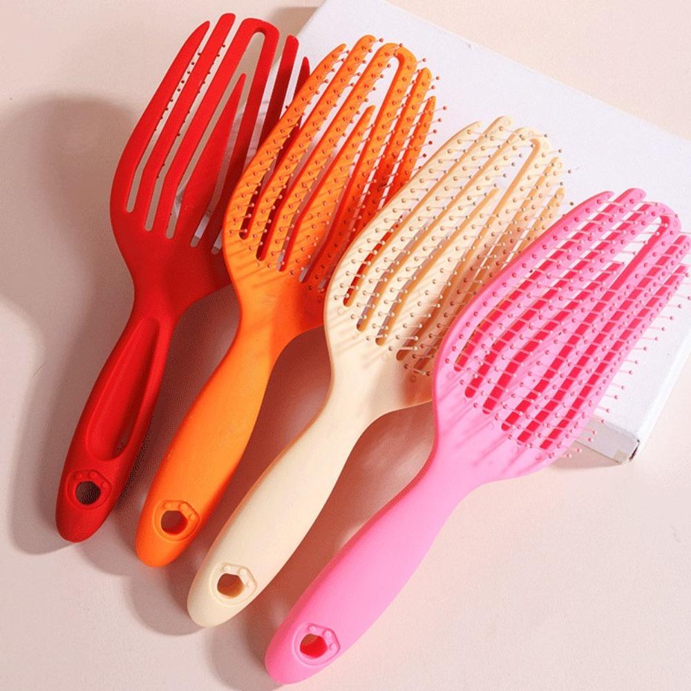 Hair Styling Air Cushion Comb Bouffant Hair Hollow Comb Portable Scalp Massage Comb Girls Gift