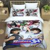 New Anime C-CAPTAIN TSUBASA Bedding Sets Duvet Cover Set With Pillowcase Twin Full Queen King Bedclothes Bed Linen Home Textiles