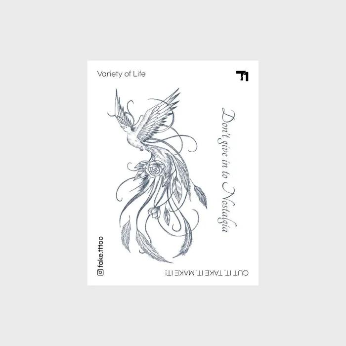 

Тату-наклейка «Феникс»