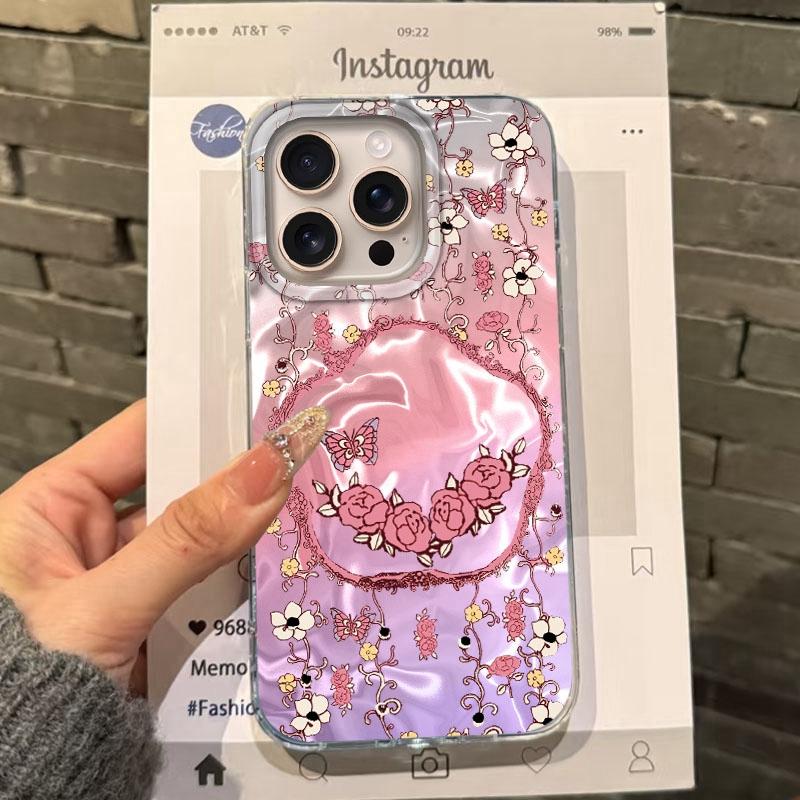 Cartoon Cat Love Love Heart Girl Women Case For Apple iphone 16pro 15 15plus 16 14 13 Pro Max 16e 12 11 7 8 Plus XR Fundas Cover