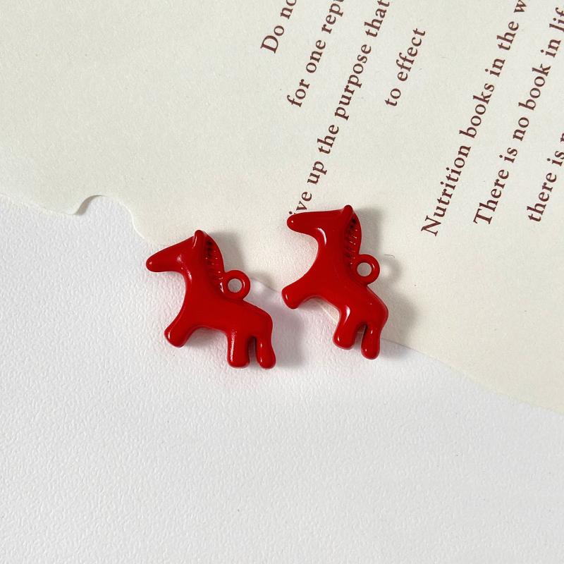 

5 шт. Подвески пастельных цветов макарон, подвески-шармы с лошадью и другими животными, ручной работы, аксессуары для ожерелья, серег, материалы для изготовления бижутерии своими руками A12