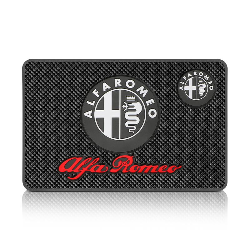 

Car Dashboard Phone Glasses Non-Slip Silicone Pads Waterproof Sticky Mat For Alfa Romeo MiTo Giulia Giulietta 147 156 159 166 For Alfa Romeo чорний