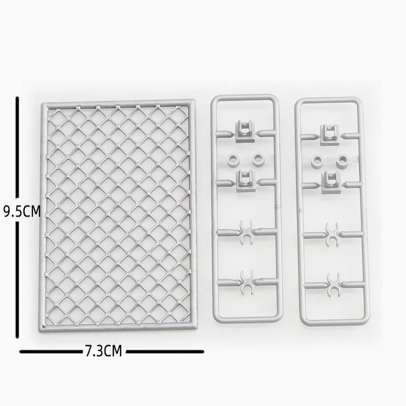 MOC Military Isolation net fence Building Blocks Toys DIY Blocks Toys for Boys Farm Fence Military Fence Bricks Parts