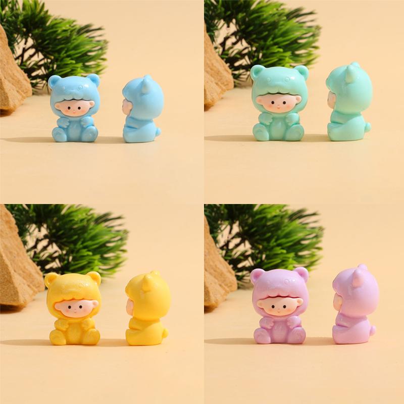Kreative Cartoon Kleiner Bär Puppe Kleine Figur Handwerk Mikro Kleine Ornament Miniaturen DIY Heimdekorationszubehör Geschenke