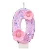 Flower Numbers Birthday Candles Party Cake Decoration One Year Old DIY Handmade Candles 0-9