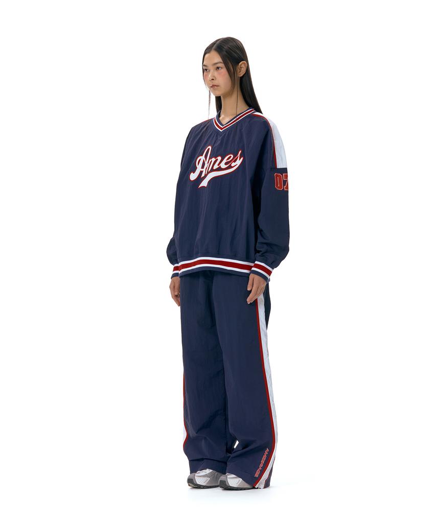 AMES-WORLDWIDE Side Line Track Pants Navy (Am2Esupa10A)