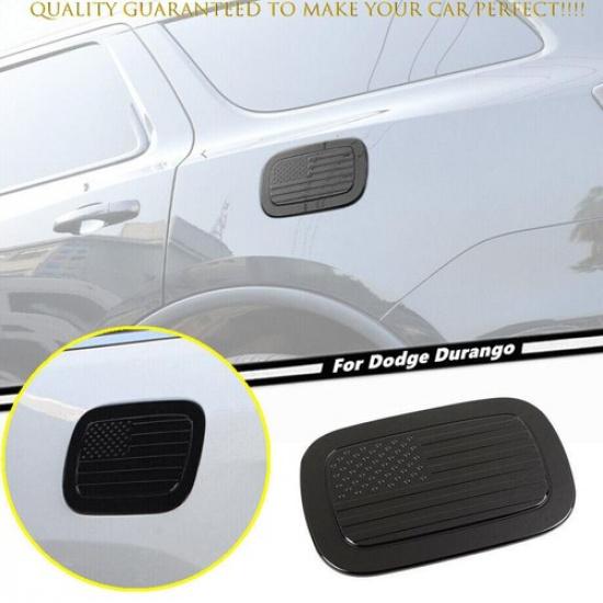 For Dodge Durango 2011-2024 Gloss Black Car Door Gas Cap Fuel Tank Cover Trim 1*