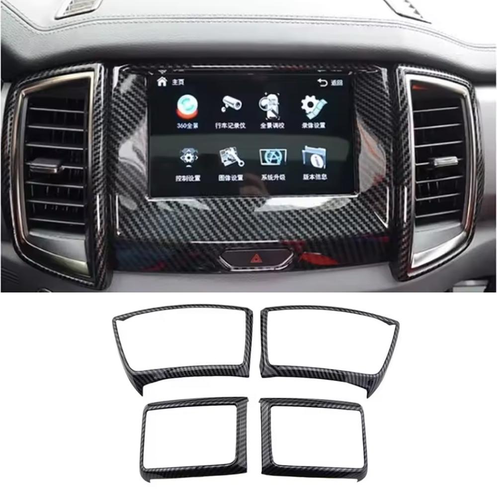 For Ford RANGER T6 T7 T8 Everest 2015-2026 Car Air Conditioning Dashboard Vent Cover Outlet Decoration accessories