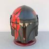 Black Red The Mandalorian Helmet Star Wars Prop Boba Fett Helmet Home Decor Birthday Gift
