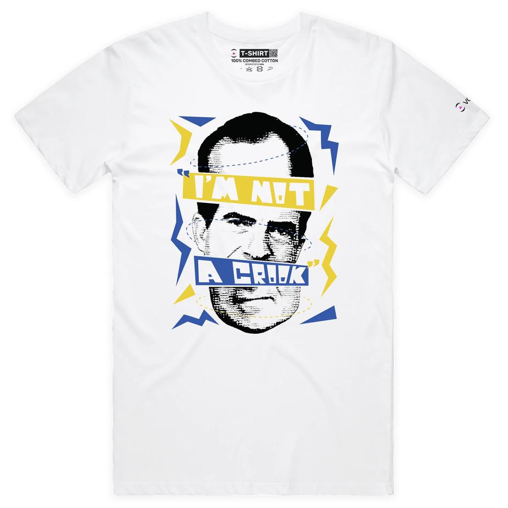 VOICEART Richard Nixon Funny Quote Political T-Shirt with Premium Graphic Design 4XL
