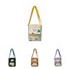 Unisex Childrens Kids Bag With Pure Color Pattern And Tape Stitching For School Days