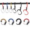 Multi Functional Aluminum Carabiner Mountaineering Buckle Quick Buckle for Outdoor Climbing Camping Climbing Clips Set