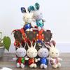 Children's Toy Rabbit Plush Doll Small Pendant Doll Backpack Cute Doll School Bag Keychain