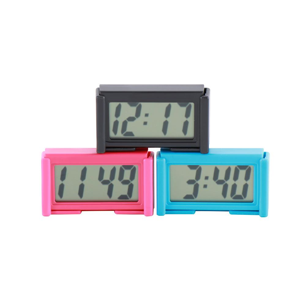 Portable Electronic LCD Screen Digital Clock Calendar Table Clock Mini