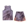 Anta Competition Series Pattern Print Quick-Dry Basketball Set Men sportswear Dusty-Purple 152331201-3