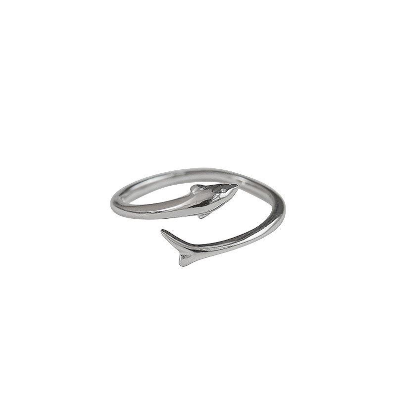 925 Sterling Silver Women's Luxury Open Index Finger Ring - Minimalist Cold Aesthetic