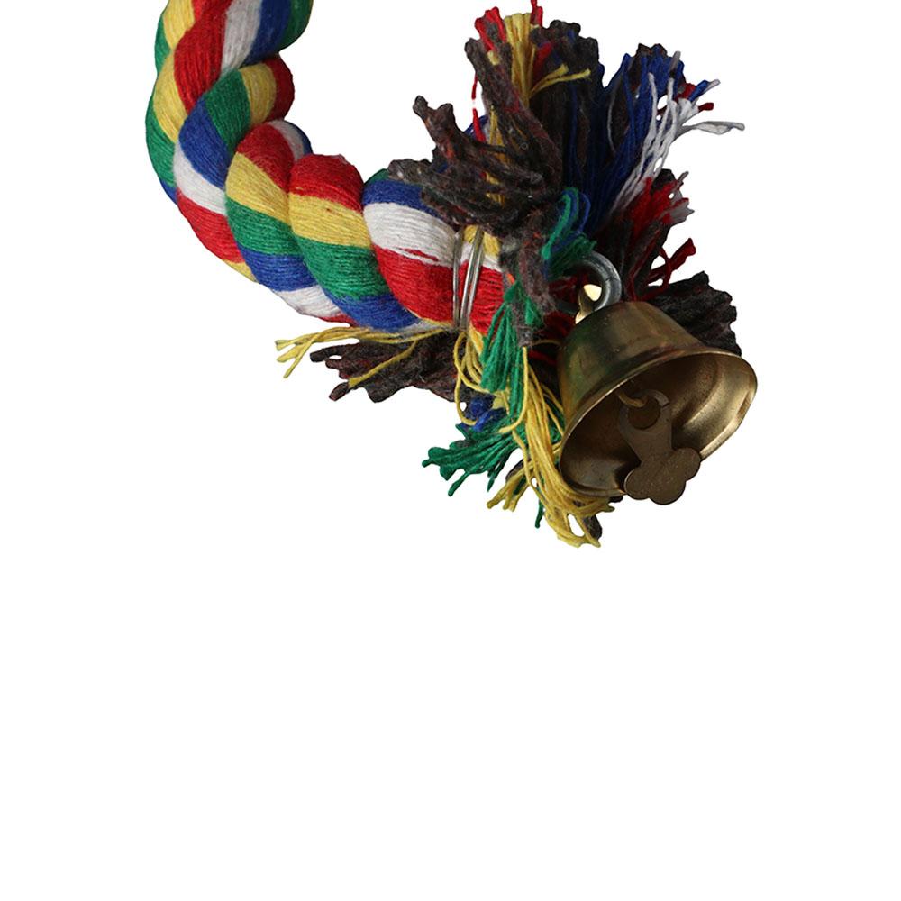 Creative Perch Coil Swing Bird Training Accessories Cockatiel Cage  Bird  Chew Rope Climbing Rope