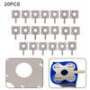 20 Pcs 4S Lithium Battery Pack Replace Spot Welding Nickel Sheet U-Shaped.