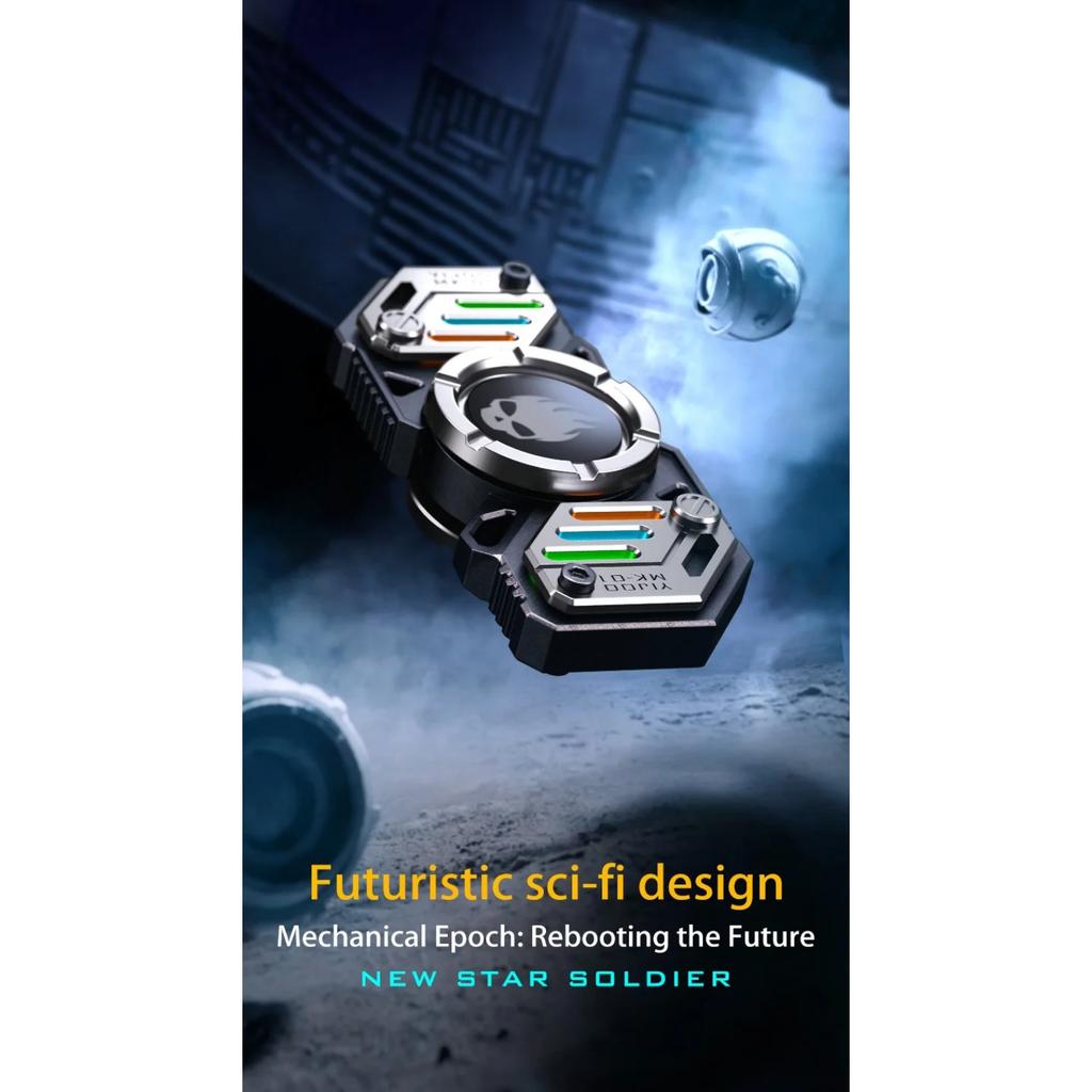 729 Light Effect Combinations Fidget Spinner Metal Toys for Men Roating Gyro Fingertip Antistress EDC Hand Stress Relief Gifts