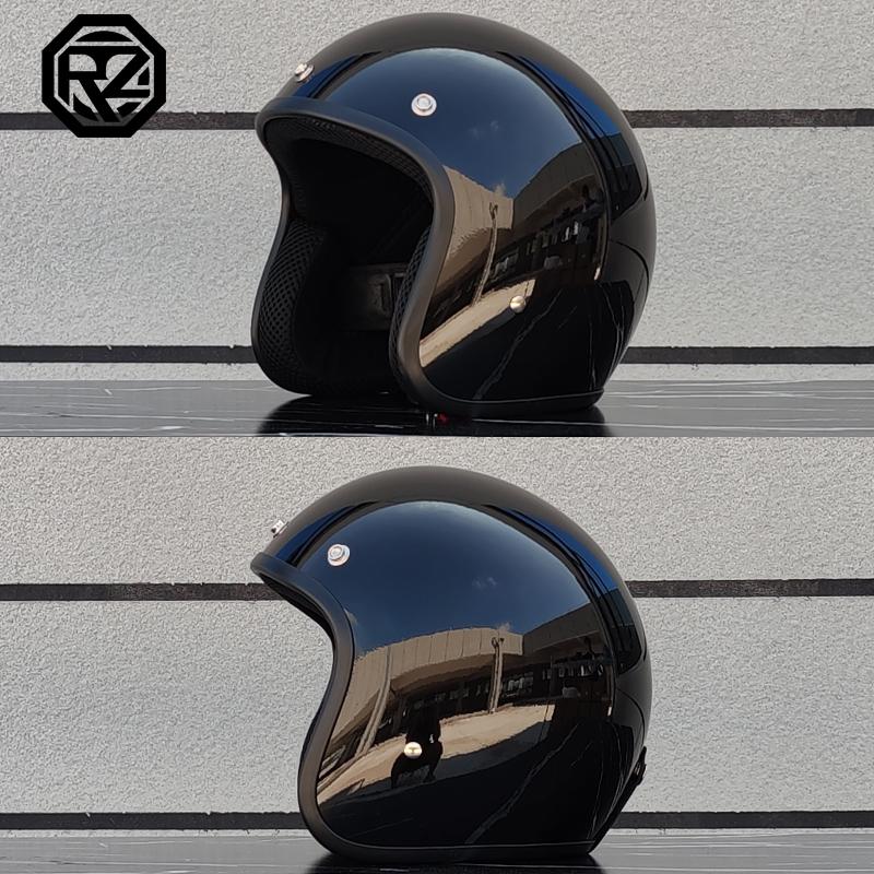Free Shipping DOT Approved Retro Motorcycle Helmet Casco 3/4 Open Face  Helmet Cafe Racer Helmet Chopper Helmet Capacete