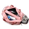 Outdoor Waterproof Nylon Sports Gym Bags Men Women Training Fitness Travel Handbag Yoga Mat Sport Bag with Shoes Compartment