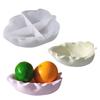 Silicone Mold for Leaf Shaped Bowl Jewelry Storage Plate Making Mould Handmade Epoxy Dish Mold Plaster Fruit Tray Mould