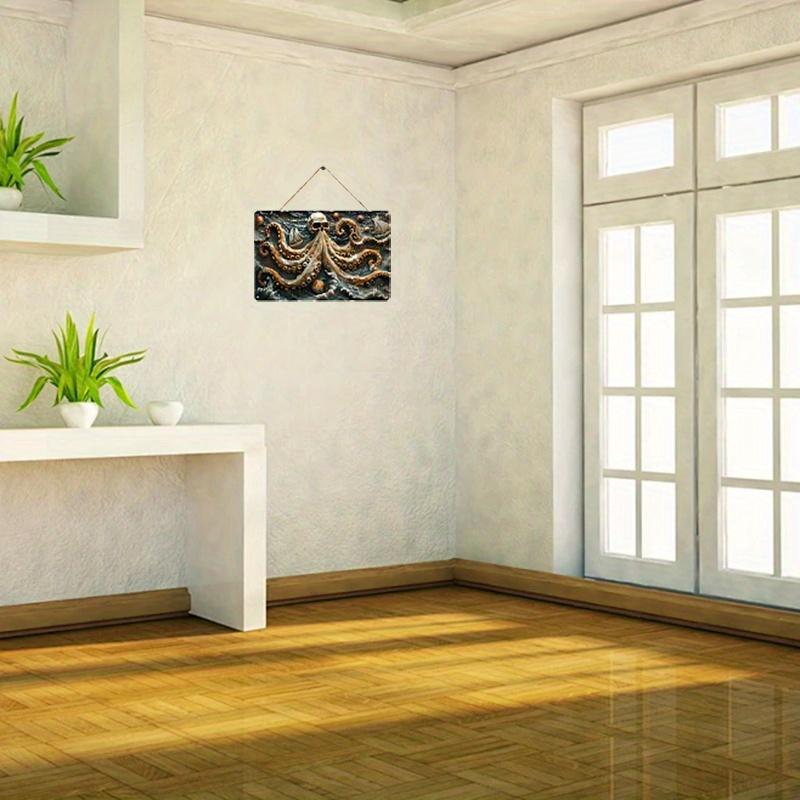 Panou Plat 2D din Lemn 30*20cm Motocicletă Vintage Artă de Perete din Lemn Retro Panou din Lemn pentru Decor Acasă, Garaj & Pridvor | Decorațiune cu Temă Halloween