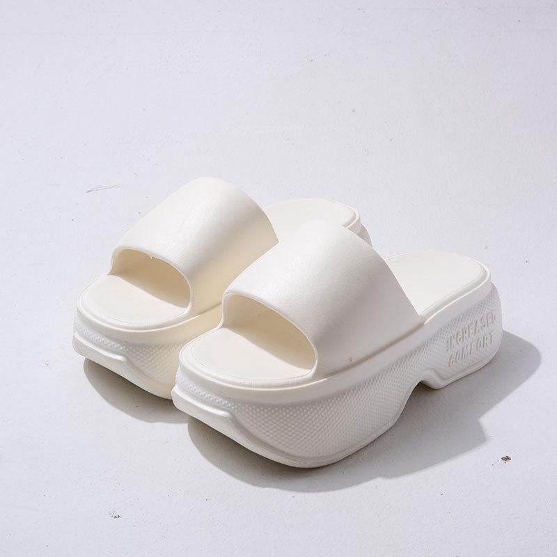 Women's Summer 2024 Thick-Soled Height-Increasing Non-Slip Comfortable Beach Outdoor Slippers